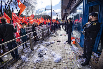 Marcha de las trabajadoras de limpieza en noveno día de huelga