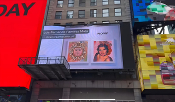 Ramírez Mata expone en Times Square