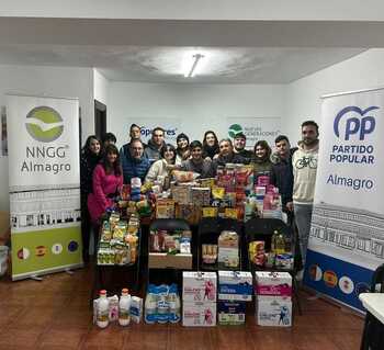 NNGG de Almagro recogen 850 kilos para el Banco de Alimentos