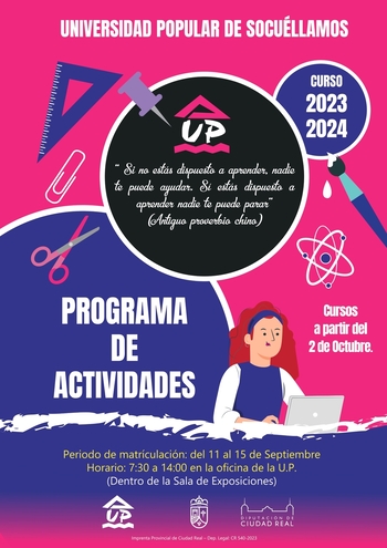 La UP de Socuéllamos abre el plazo de matrícula de septiembre