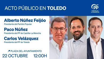Feijóo acudirá mañana al acto contra la amnistía en Toledo