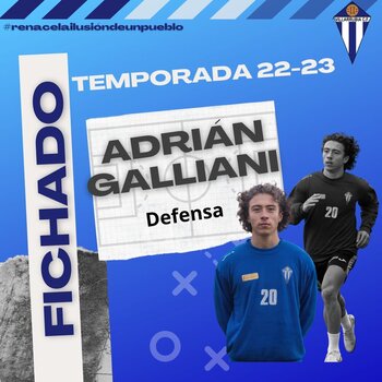 El Villarrubia refuerza su defensa con Adrián Galliani