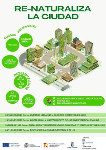 Ciudad Real se 'renaturaliza' a través de empleo verde