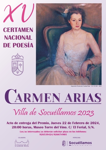 Convocadas las bases del Certamen de Poesía Carmen Arias