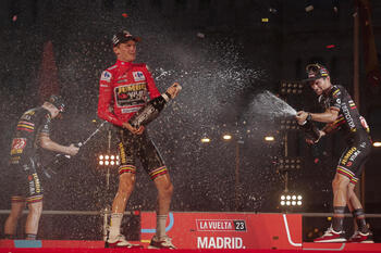 Kuss se corona en Madrid como vencedor de la Vuelta