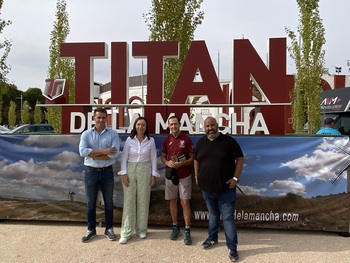 Pinar agradece el homenaje de la Titán de La Mancha