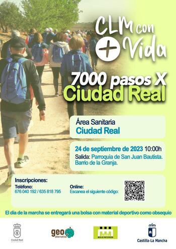 Ciudad Real dará  ‘7.000 pasos’ el 24 de septiembre