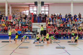 Exhibición de fitness en Argamasilla de Alba