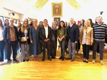 El Ayuntamiento recibe a 19 alumnas italianas de Erasmus