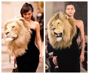 El 'look' más salvaje de Kylie Jenner e Irina Shayk en París
