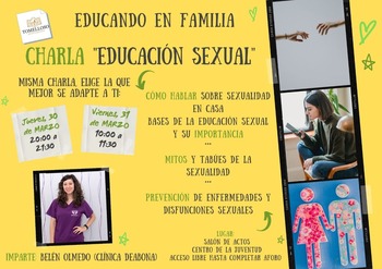 Juventud programa una charla sobre educación sexual
