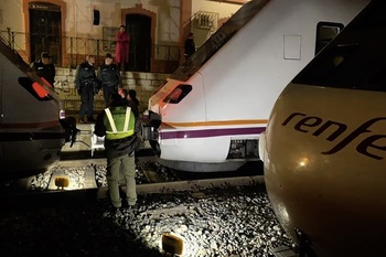 Uno de los trenes accidentados en Málaga se saltó una señal