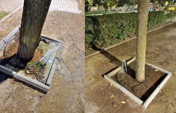 El Parque de la Rincona sufre varios actos vandálicos