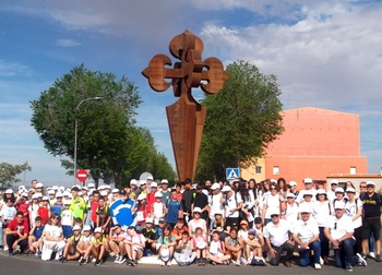 El caminillo de Santiago reunió a más de 140 peregrinos