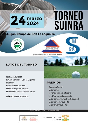El Torneo Suinra abre la temporada del Club de Golf Tomelloso