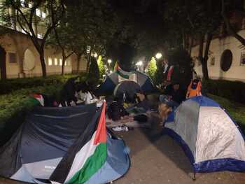 Ciudad Real con Palestina acampa en la UCLM