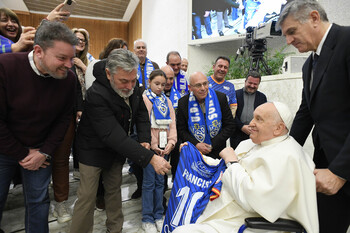 El Socuéllamos, con el papa Francisco