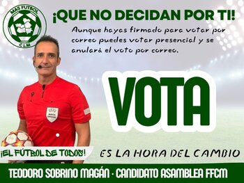 La candidatura Más Fútbol CLM pide anular el voto por correo