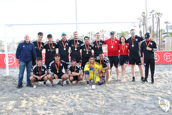 Subcampeonato nacional para la selección de fútbol playa