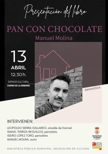 Manuel Molina presenta su nueva novela, 'Pan con chocolate'
