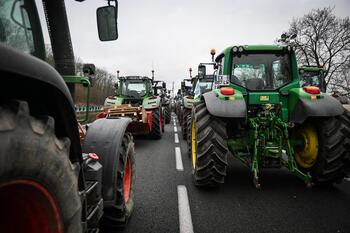 Francia descarta cargas contra los agricultores