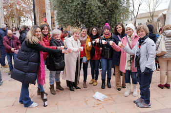 Choco-Campanadas solidarias en Argamasilla de Alba