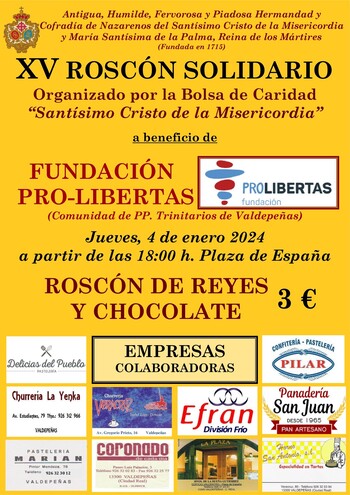Roscón Solidario a beneficio de Fundación Pro-libertas