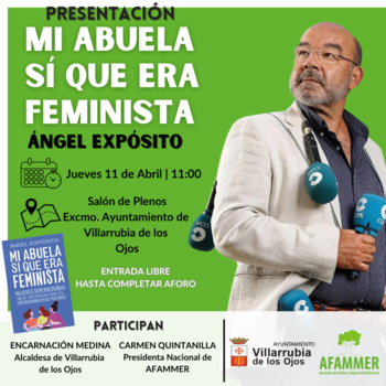 Ángel Expósito presentará en Villarrubia su último libro