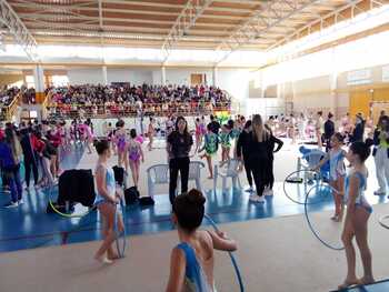 Fiesta de la gimnasia rítmica en Pedro Muñoz