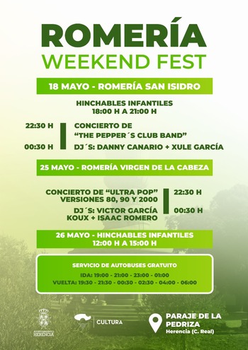 El 'Weekend Fest' marca las romerías de Bolaños