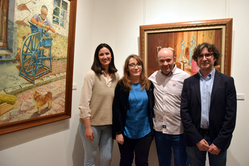 Los cuadros de Ángel Treviño 'despiertan' en el Museo Comarcal