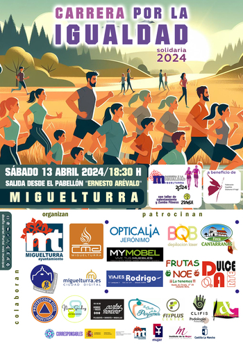 Miguelturra correrá el próximo 13 de abril por la igualdad